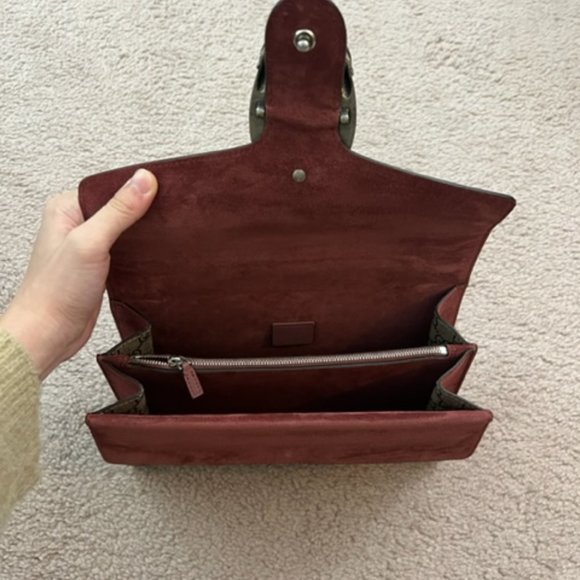 Gucci Dionysus GG Supreme Bloom Floral Medium Shoulder Chain Bag New Authentic - Picture 8 of 10